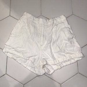 Abercrombie and Fitch white shorts